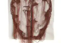 Tittel: Kontrollkollaps.  152 x 140 cm